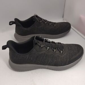 Athletic Works Men's Memory Foam Rudy Casual Shoes Sneakers Size 13, Black